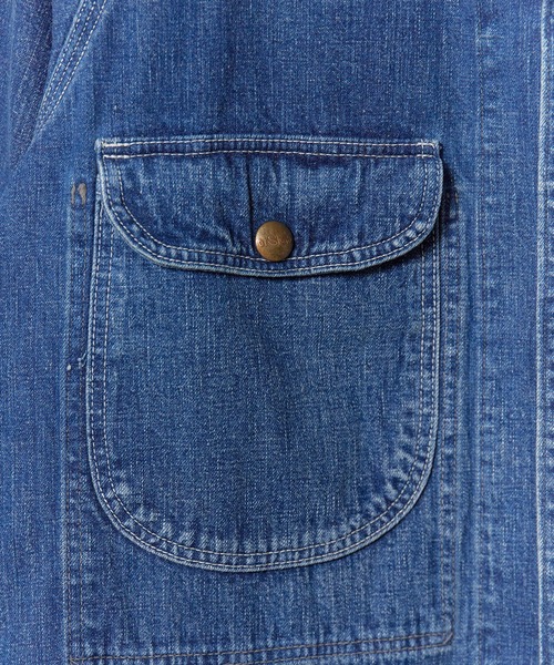orSlow(オアスロウ)の「orSlow/オアスロウ 1950'S COVERALL USED WASH(デニムジャケット・メンズ・ブルー・2/4/3)」の6枚目の写真