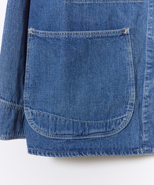 orSlow(オアスロウ)の「orSlow/オアスロウ 1950'S COVERALL USED WASH(デニムジャケット・メンズ・ブルー・2/4/3)」の4枚目の写真