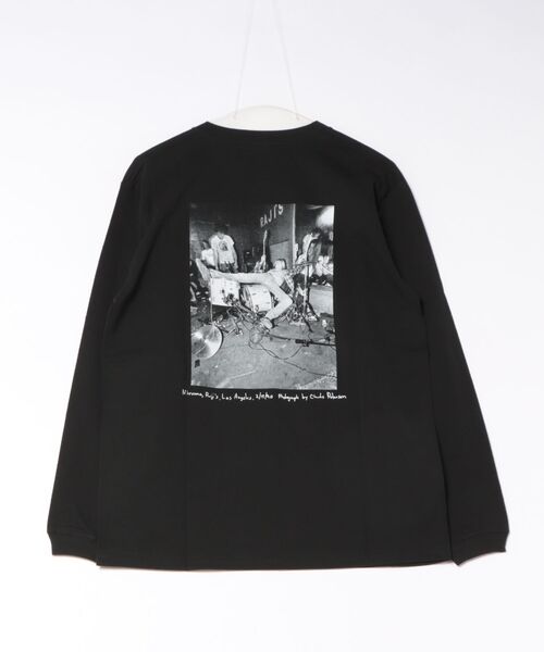 +81BRANCA(ハチイチブランカ)の「【+81BRANCA / ハチイチブランカ】Peter Anderson / ピーター・アンダーソン Kurt Cobain PHOTO L/S Tee / カート・コバーン フォトロングスリーブTシャツ(Tシャツ/カットソー・メンズ・ブラック/ホワイト系その他/ホワイト系その他2・フリー)」の7枚目の写真