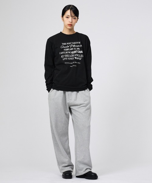 +81BRANCA(ハチイチブランカ)の「【+81BRANCA / ハチイチブランカ】Peter Anderson / ピーター・アンダーソン Kurt Cobain PHOTO L/S Tee / カート・コバーン フォトロングスリーブTシャツ(Tシャツ/カットソー・メンズ・ブラック/ホワイト系その他/ホワイト系その他2・フリー)」の11枚目の写真