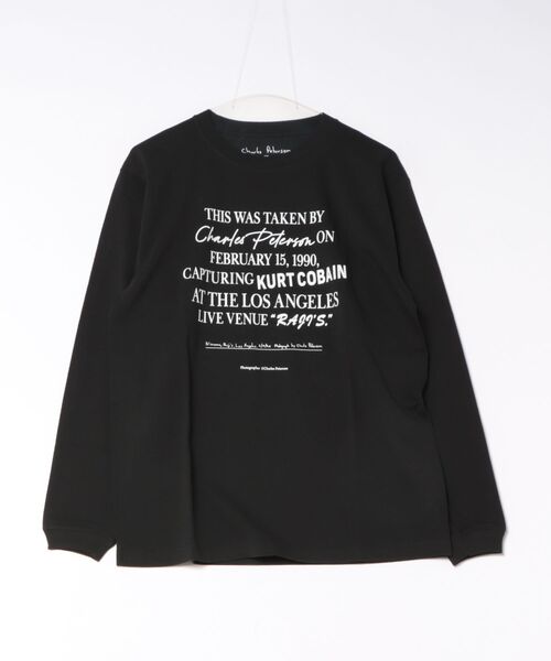+81BRANCA(ハチイチブランカ)の「【+81BRANCA / ハチイチブランカ】Peter Anderson / ピーター・アンダーソン Kurt Cobain PHOTO L/S Tee / カート・コバーン フォトロングスリーブTシャツ(Tシャツ/カットソー・メンズ・ブラック/ホワイト系その他/ホワイト系その他2・フリー)」の8枚目の写真