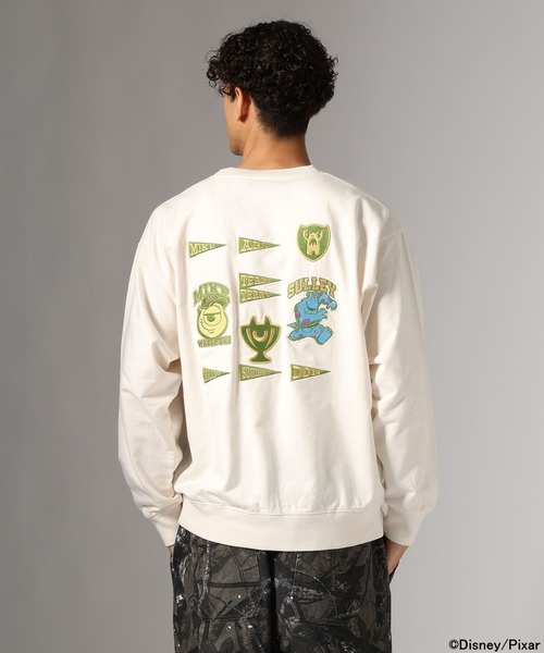 BAYFLOW(ベイフロー)の「モンスターズ・ユニバーシティ/アソートスウェット(スウェット・メンズ・チャコールグレー/オフホワイト/レッド・MEDIUM/LARGE)」の2枚目の写真