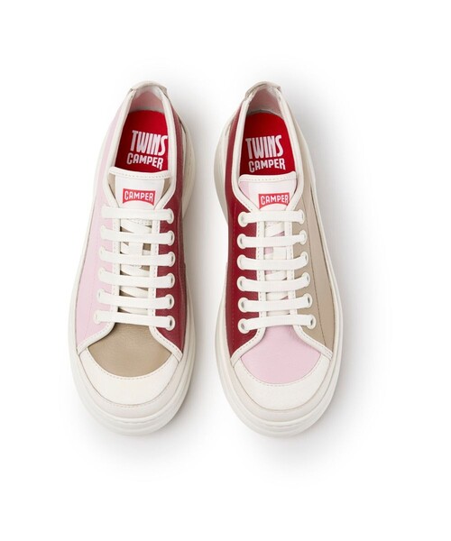 CAMPER（カンペール）の「[カンペール] TWINS / レザースニーカー（スニーカー・レディース・ピンク・25.5cm/24.0cm/23.5cm/25.0cm/23.0cm）」の4枚目の写真