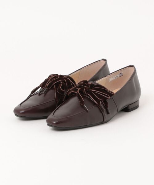 ABC-MART(エービーシーマート)の「JOLI ENCORE(FR) ジョリー・アンコール DOUBLE RIBBON PUMPS 2 ダブルリボンパンプス2 JE-1086 D.BROWN(パンプス・レディース・ブラウン・22.5cm/23.0cm/23.5cm/24.0cm/24.5cm)」の1枚目の写真
