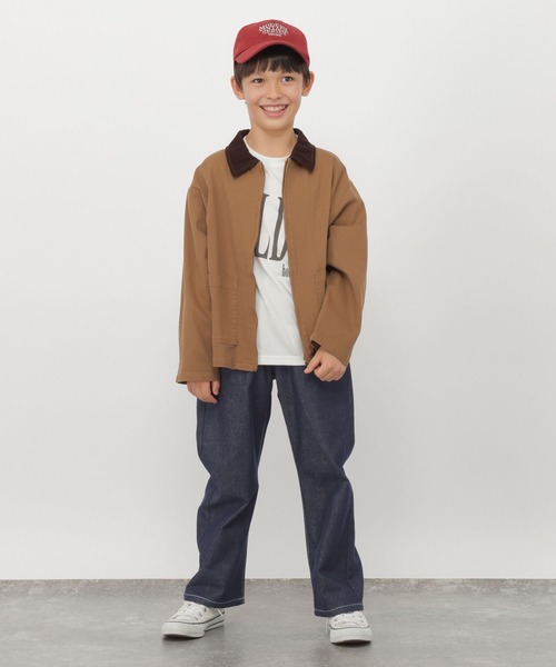 GLOBAL WORK(グローバルワーク)の「スゴラクストレッチベイカーパンツ/1051113(チノパンツ・キッズ・ブラック/カーキ/ブルー・130cm/140cm/150cm/160cm)」の14枚目の写真