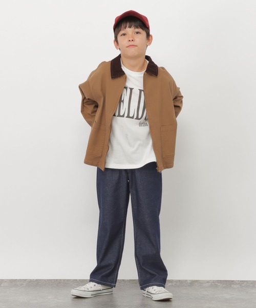 GLOBAL WORK(グローバルワーク)の「スゴラクストレッチベイカーパンツ/1051113(チノパンツ・キッズ・ブラック/カーキ/ブルー・130cm/140cm/150cm/160cm)」の15枚目の写真