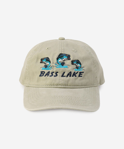 Bshop（ビショップ）の「AMERICAN LOCALS SOUVENIR | ベースボールキャップ Bass Lake UNISEX（キャップ・レディース・ベージュ・ONE）」の2枚目の写真