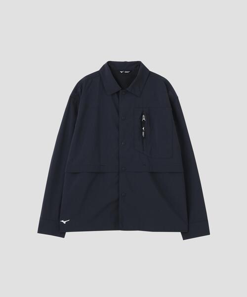 MARGARET HOWELL（マーガレットハウエル）の「RECYCLED TASLAN NYLON TAFFETA SHIRT（シャツ/ブラウス・レディース・ネイビー系1/ベージュ系その他4・2/1）」の17枚目の写真