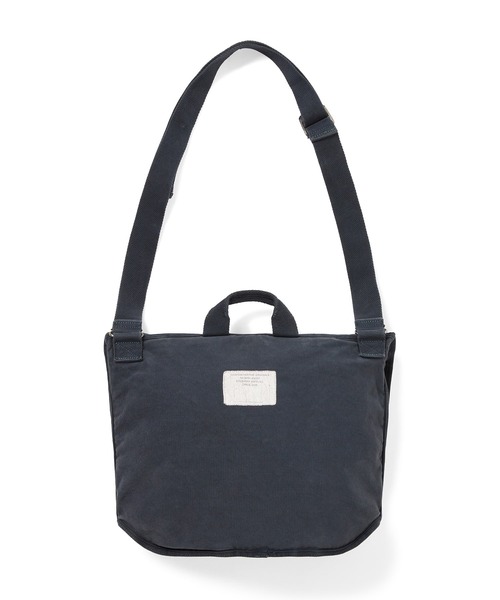 thisisneverthat(ディスイズネバーザット)の「Overdyed Canvas Messenger Bag(ショルダーバッグ・メンズ・チャコール/ベージュ・FREE)」の8枚目の写真