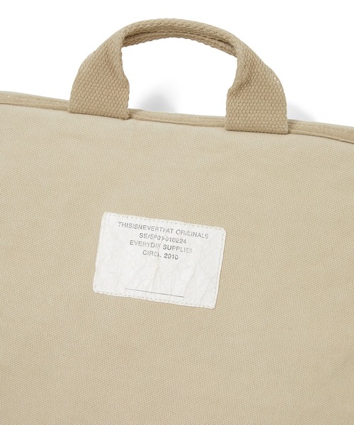 thisisneverthat(ディスイズネバーザット)の「Overdyed Canvas Messenger Bag(ショルダーバッグ・メンズ・チャコール/ベージュ・FREE)」の12枚目の写真