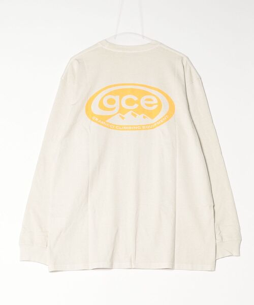 Gramicci(グラミチ)の「GCE L/S TEE PIGMENT DYED|GCEロングスリーブTシャツピグメントダイ(Tシャツ/カットソー・メンズ・セージグリーン/ライラック/ナチュラル・S/XL/M/2XL/L)」の4枚目の写真