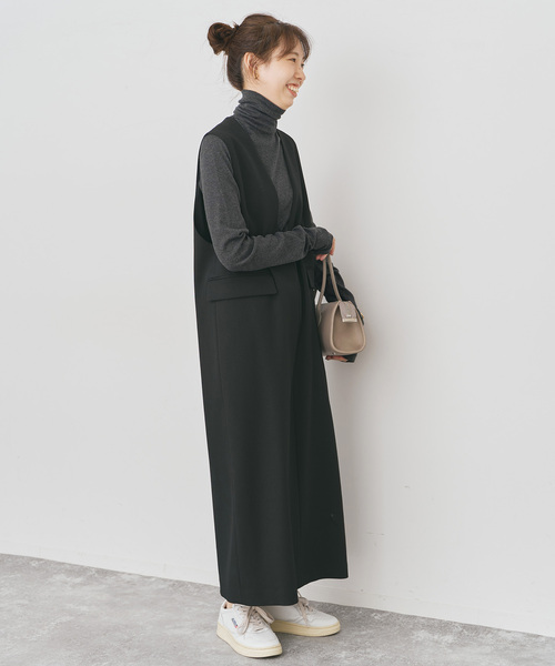 Spick & Span(スピックアンドスパン)の「《追加》ハイネックプルオーバー(Tシャツ/カットソー・レディース・ホワイト/レッド/マルチ/スミクロ・FREE)」の13枚目の写真