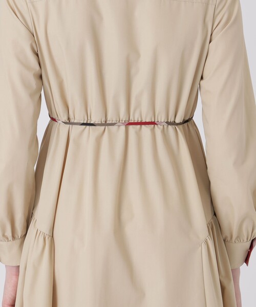 BLUE LABEL CRESTBRIDGE(ブルーレーベルクレストブリッジ)の「ギャザーシャツドレス(ワンピース・レディース・ダークネイビー/ベージュ系その他・38/40/36)」の13枚目の写真