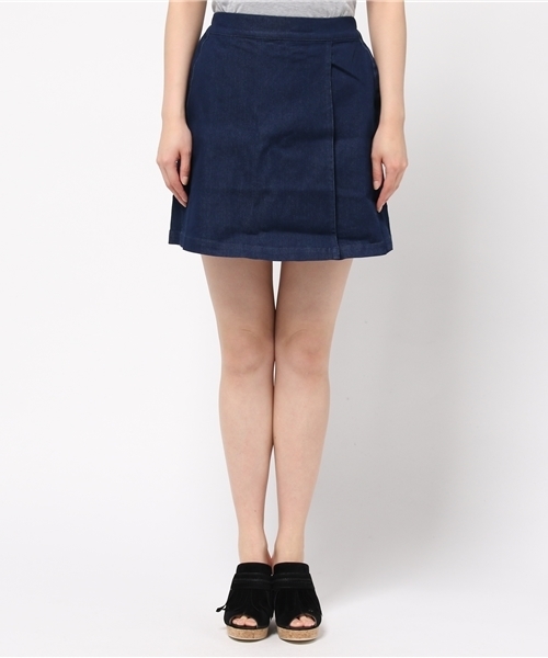 Chico（チコ）の「ラップSK（スカート・レディース・グレー/インディゴブルー・FREE）」の3枚目の写真