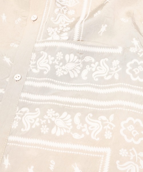 mintdesigns（ミントデザインズ）の「Dot Doll Bandana Patchwork Shirt（シャツ/ブラウス・レディース・ベージュ/ネイビー・ONESIZE）」の11枚目の写真