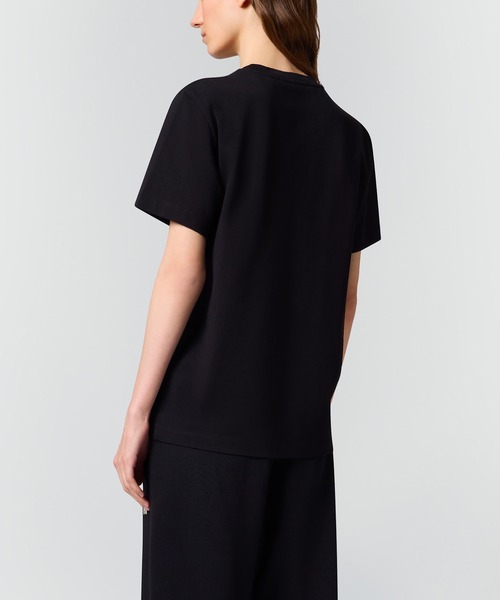 MSGM(エムエスジーエム)の「レースエンブロイダリー ロゴTシャツ(Tシャツ/カットソー・レディース・ブラック・L/XS)」の5枚目の写真