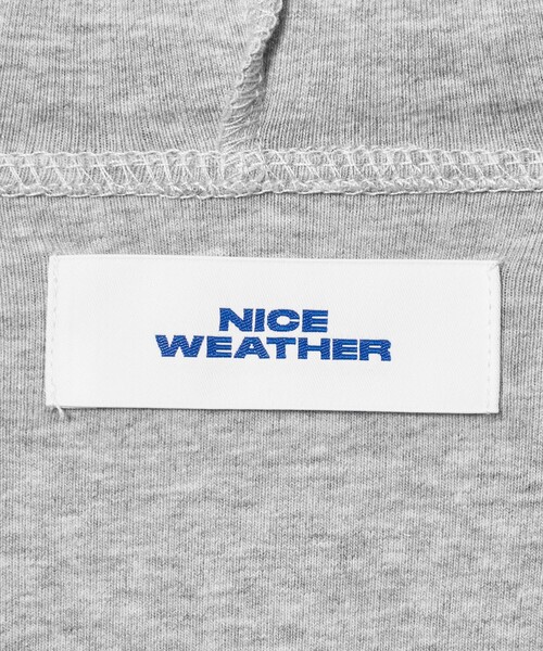 NICE WEATHER(ナイスウェザー)の「<NICE WEATHER>カシュクールフーディ プルオーバー(Tシャツ/カットソー・レディース・ライトグレー/ブラック・FREE)」の21枚目の写真
