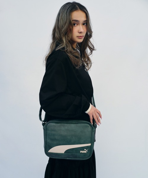 PUMA(プーマ)の「【 PUMA / プーマ 】 ヴィンテージ風ショルダーバッグ CRI(ショルダーバッグ・レディース・ブラック/ブラウン・FREE)」の11枚目の写真