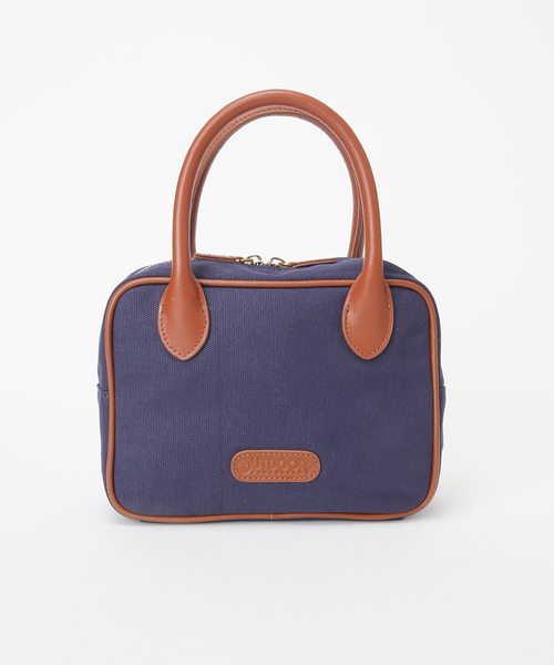 OUTDOOR PRODUCTS(アウトドアプロダクツ)の「CANVAS LEATHER CUBE BAG(ショルダーバッグ・レディース・カーキ/ネイビー・FREE)」の12枚目の写真