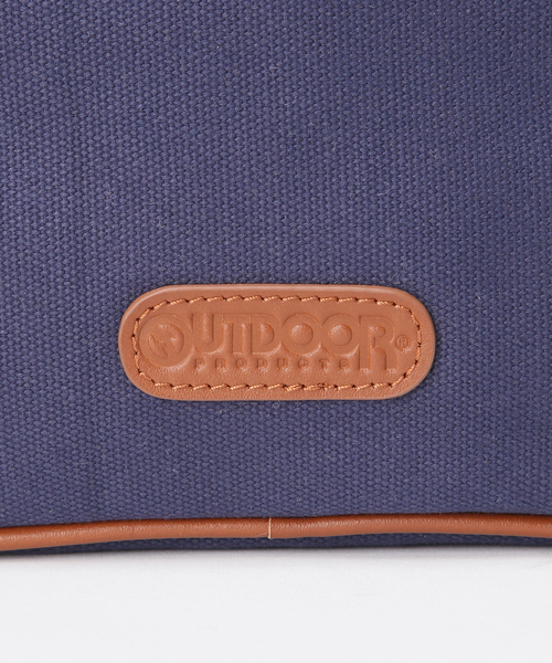 OUTDOOR PRODUCTS(アウトドアプロダクツ)の「CANVAS LEATHER CUBE BAG(ショルダーバッグ・レディース・カーキ/ネイビー・FREE)」の14枚目の写真