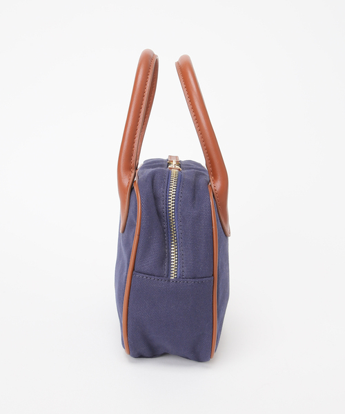 OUTDOOR PRODUCTS(アウトドアプロダクツ)の「CANVAS LEATHER CUBE BAG(ショルダーバッグ・レディース・カーキ/ネイビー・FREE)」の15枚目の写真