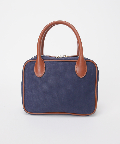 OUTDOOR PRODUCTS(アウトドアプロダクツ)の「CANVAS LEATHER CUBE BAG(ショルダーバッグ・レディース・カーキ/ネイビー・FREE)」の16枚目の写真