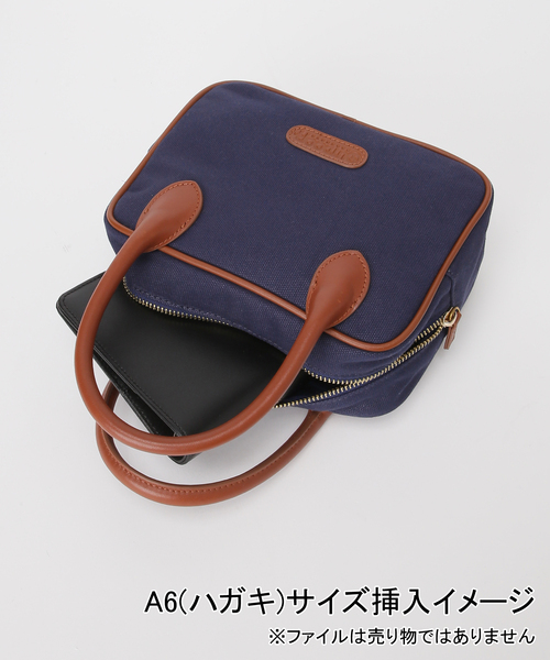 OUTDOOR PRODUCTS(アウトドアプロダクツ)の「CANVAS LEATHER CUBE BAG(ショルダーバッグ・レディース・カーキ/ネイビー・FREE)」の18枚目の写真