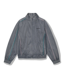 VELVET TRACK JACKET(D.GREY)
