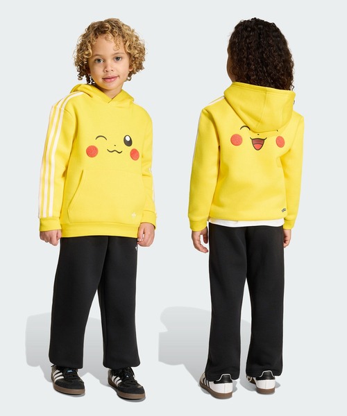 adidas(아디다스)의 「Pokemon 루즈 파커 세트 / 아디다스 오리지널스 adidas Originals(파커)」|옐로우