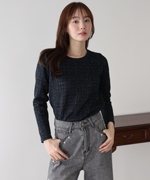 ツイードロングTシャツ