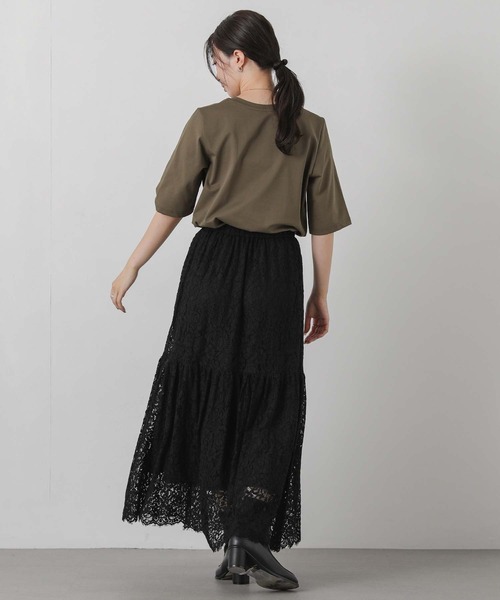 Gready Brilliant(グレディブリリアン)の「コードレスマキシ(スカート・レディース・ブラック/オフホワイト・38)」の19枚目の写真