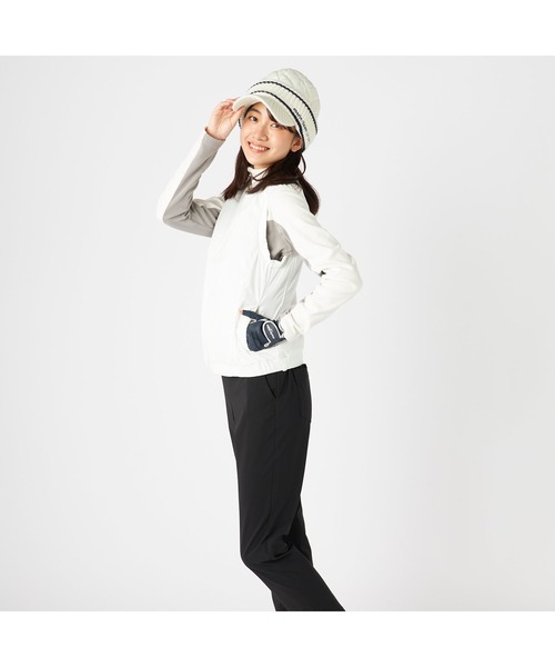 marie claire(マリ・クレール)の「【marie claire/マリ.クレール】レディース薄中綿ベスト ゴルフ(ベスト・レディース・ブラック/グレー/ホワイト・X-LARGE/MEDIUM/SMALL/LARGE)」の14枚目の写真