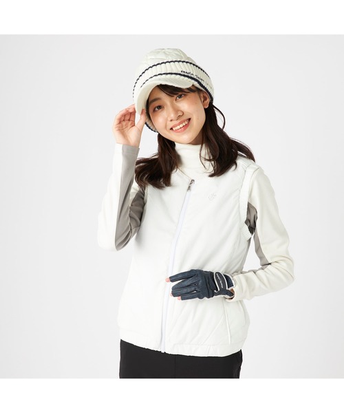 marie claire(マリ・クレール)の「【marie claire/マリ.クレール】レディース薄中綿ベスト ゴルフ(ベスト・レディース・ブラック/グレー/ホワイト・X-LARGE/MEDIUM/SMALL/LARGE)」の15枚目の写真