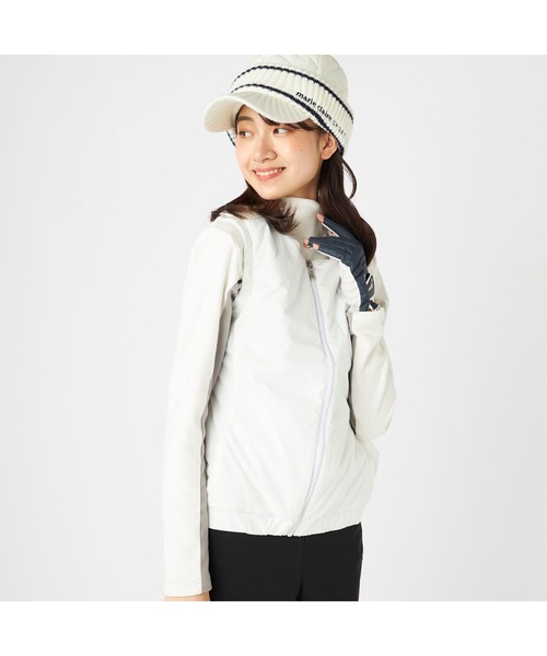 marie claire(マリ・クレール)の「【marie claire/マリ.クレール】レディース薄中綿ベスト ゴルフ(ベスト・レディース・ブラック/グレー/ホワイト・X-LARGE/MEDIUM/SMALL/LARGE)」の16枚目の写真
