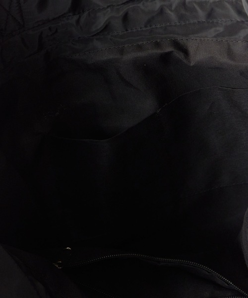Chick(チック)の「【2WAY】【A4サイズ対応】Water-Repellent 2-Way Drawstring Multi-Pocket Bag / 撥水2WAY 巾着仕様 マルチポケットバッグ y2k 韓国系 レディース 秋 秋服 2026年秋冬(バックパック/リュック・メンズ・ブラック・FREE)」の10枚目の写真