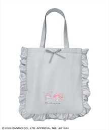【9/17(thu)発売】WILLSELECTION×マイメロディ&クロミ サテンフリルトートバッグ