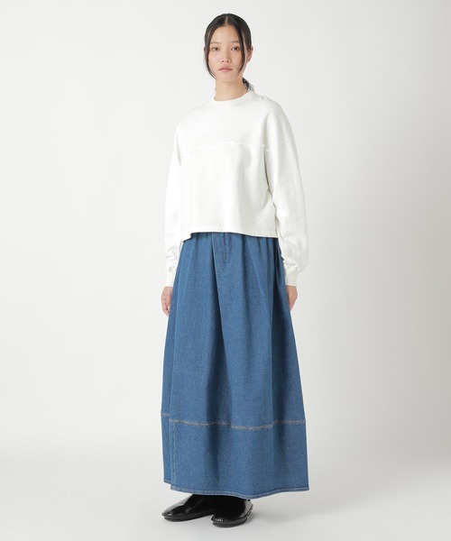 ZUCCa(ズッカ)の「HYPER STRETCH DENIM / スカート(スカート・レディース・ブルー・M size)」の12枚目の写真