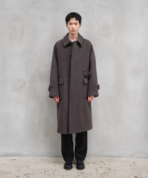 HORLISUN(ホーリーサン)の「Winterport ウールコート スペインオリーブ(チェスターコート・メンズ・その他・MEDIUM/SMALL/LARGE)」の6枚目の写真