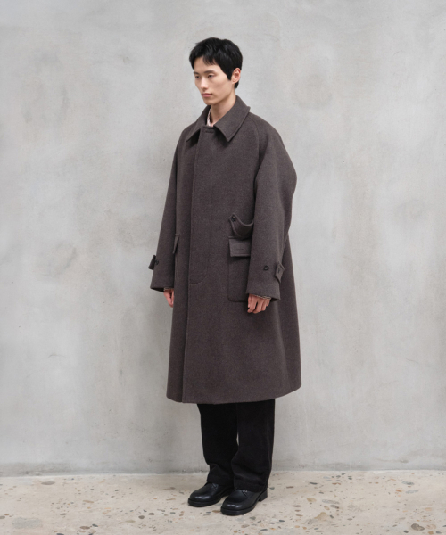 HORLISUN(ホーリーサン)の「Winterport ウールコート スペインオリーブ(チェスターコート・メンズ・その他・MEDIUM/SMALL/LARGE)」の5枚目の写真