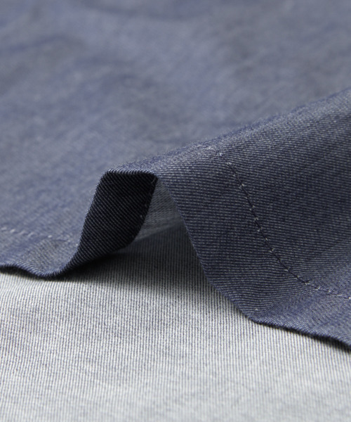 URBAN RESEARCH（アーバンリサーチ）の「COSEI LONG TAIL SHIRT（シャツ/ブラウス・メンズ・インディゴブルー/ホワイト・2/1/3）」の14枚目の写真