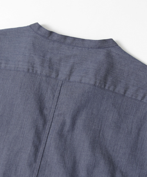 URBAN RESEARCH（アーバンリサーチ）の「COSEI LONG TAIL SHIRT（シャツ/ブラウス・メンズ・インディゴブルー/ホワイト・2/1/3）」の15枚目の写真