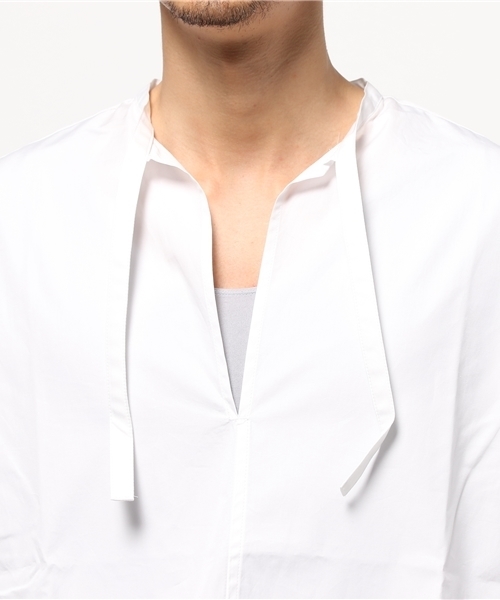 URBAN RESEARCH（アーバンリサーチ）の「COSEI LONG TAIL SHIRT（シャツ/ブラウス・メンズ・インディゴブルー/ホワイト・2/1/3）」の8枚目の写真