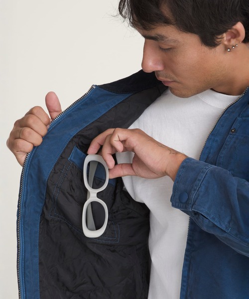 VANS（バンズ）の「NICO キャンバス チョアジャケット / Nico Cropped Chore Canvas Jacket True Navy VN000U305TU1（その他アウター・メンズ・ネイビー・X-LARGE/LARGE/SMALL/MEDIUM）」の8枚目の写真
