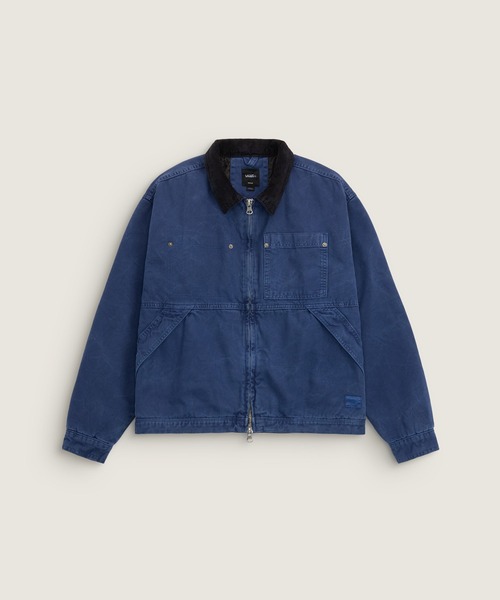 VANS（バンズ）の「NICO キャンバス チョアジャケット / Nico Cropped Chore Canvas Jacket True Navy VN000U305TU1（その他アウター・メンズ・ネイビー・X-LARGE/LARGE/SMALL/MEDIUM）」の12枚目の写真