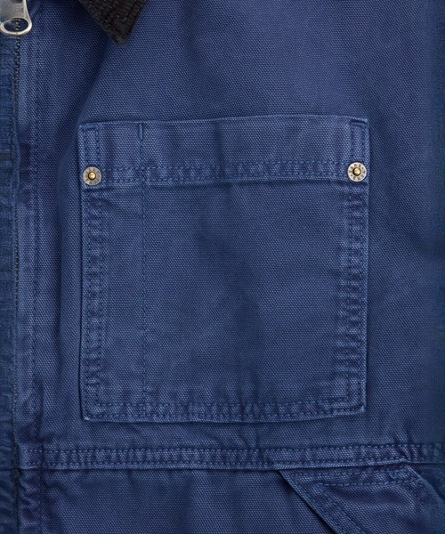 VANS（バンズ）の「NICO キャンバス チョアジャケット / Nico Cropped Chore Canvas Jacket True Navy VN000U305TU1（その他アウター・メンズ・ネイビー・X-LARGE/LARGE/SMALL/MEDIUM）」の10枚目の写真