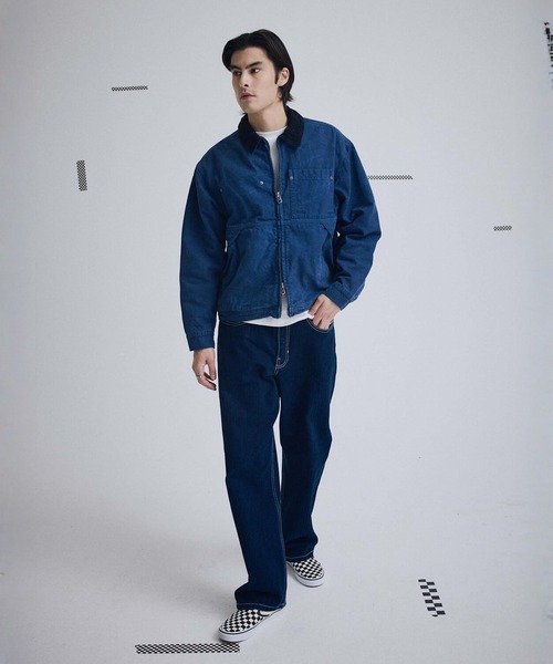 VANS（バンズ）の「NICO キャンバス チョアジャケット / Nico Cropped Chore Canvas Jacket True Navy VN000U305TU1（その他アウター・メンズ・ネイビー・X-LARGE/LARGE/SMALL/MEDIUM）」の3枚目の写真
