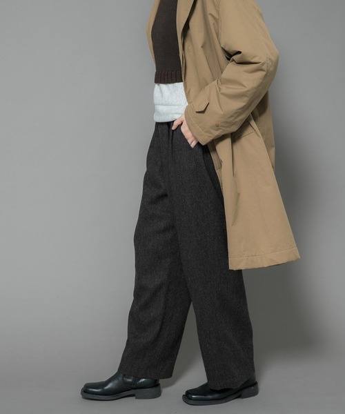 EKAL(エカル)の「Made in JAPAN WOOL TR(その他パンツ・レディース・グレー系その他/チャコールグレー・ONE)」の12枚目の写真