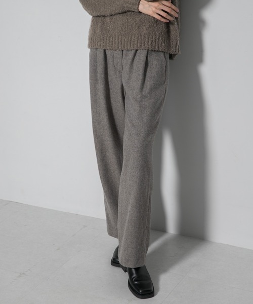 EKAL(エカル)の「Made in JAPAN WOOL TR(その他パンツ・レディース・グレー系その他/チャコールグレー・ONE)」の7枚目の写真