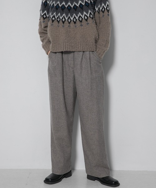 EKAL(エカル)の「Made in JAPAN WOOL TR(その他パンツ・レディース・グレー系その他/チャコールグレー・ONE)」の22枚目の写真