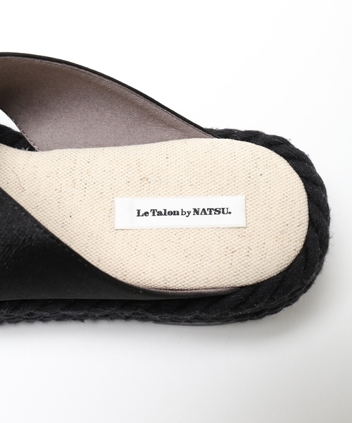 LE TALON(ルタロン)の「Le Talon×NATSU.コラボアツゾコロープサンダル◆(サンダル・レディース・ベージュ/ブラック・35.5/36.5/37.5)」の14枚目の写真
